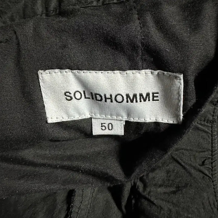 [BUNJANG] Solid Homme Nylon Shorts Black 50 / 솔리드옴므 나일론 쇼츠 블랙 50