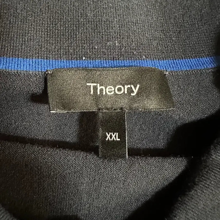 [BUNJANG] Theory Short-Sleeve Knit Polo Shirt Navy XXL / 띠어리 반팔 니트 카라티 pk 네이비 xxl