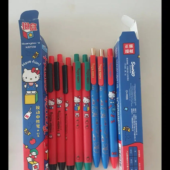 [BUNJANG] Hello Kitty Ballpoint Pen 0.5mm / 개당가격)헬로키티 볼펜 0.5mm 새상품