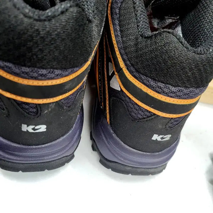 [BUNJANG] K2 Hiking Boots Black/Orange Dial Type / K2 등산화 블랙/오렌지 다이얼형
