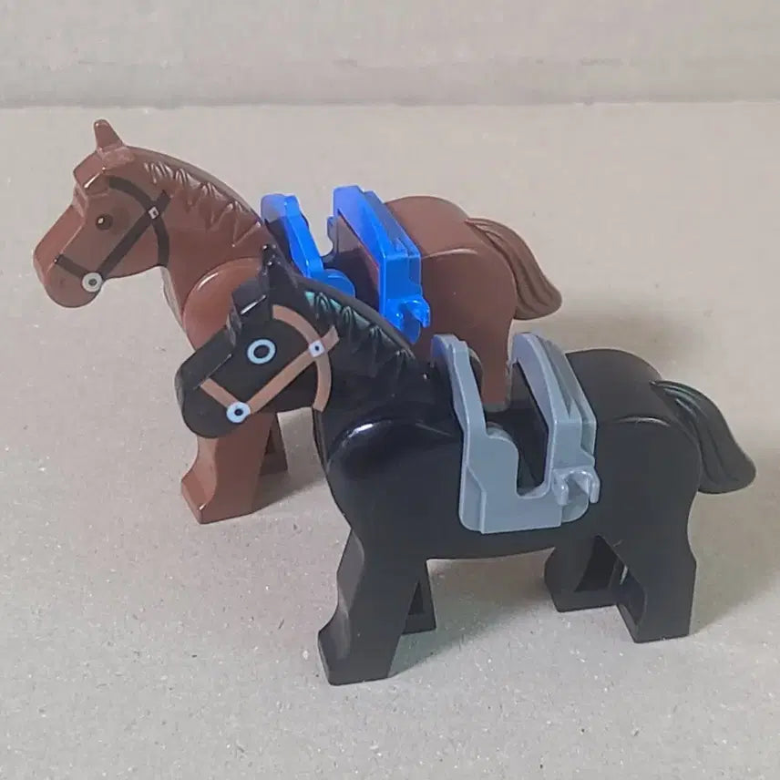 [BUNJANG] LEGO Castle Horse and Saddle Set / 레고 캐슬 말+안장 2세트 일괄