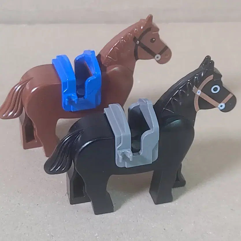 [BUNJANG] LEGO Castle Horse and Saddle Set / 레고 캐슬 말+안장 2세트 일괄