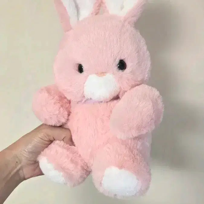 [BUNJANG] Pink Rabbit Plush / 핑크 토끼 인형