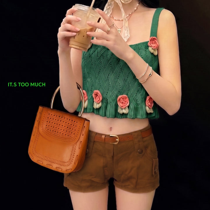 [BUNJANG] Checkered Denim Cargo Mini Skirt Shorts / 2222 반바지 카고반바지 미니스커트 미니치마 체크치마 데님