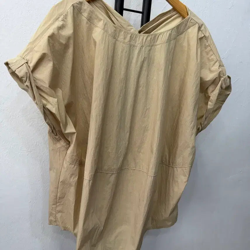 [BUNJANG] System (Hansem) Beige Loose Fit Blouse Size 82 / 정품) 시스템 한섬 루즈핏 블라우스 82