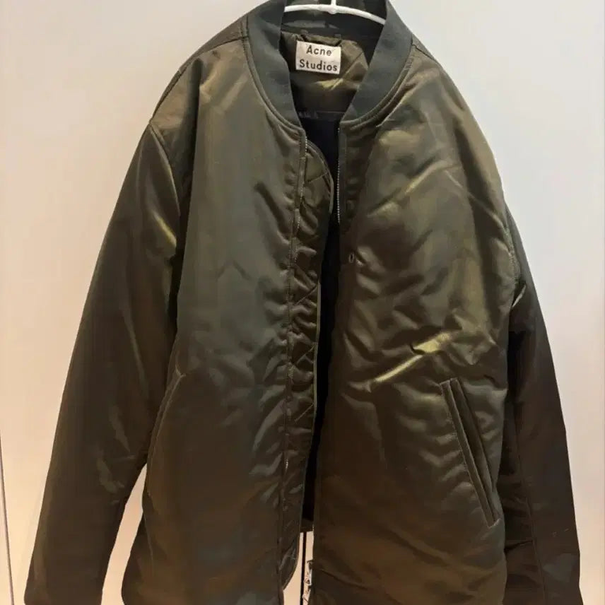 [BUNJANG] Acne Studios Khaki Bomber Jacket XL / 아크네 스튜디오 카키 봄버 자켓 XL