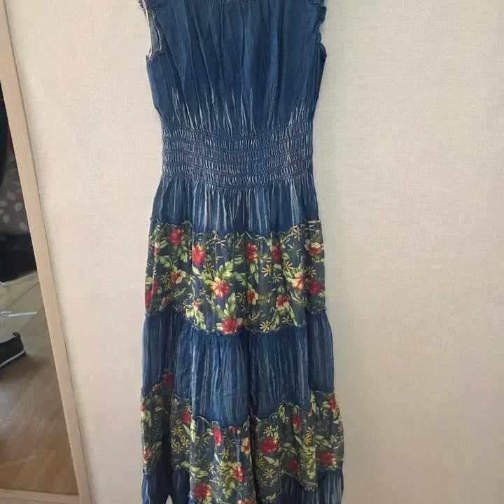 [BUNJANG] Egoist Floral Pattern Maxi Dress / 에고이스트원피스