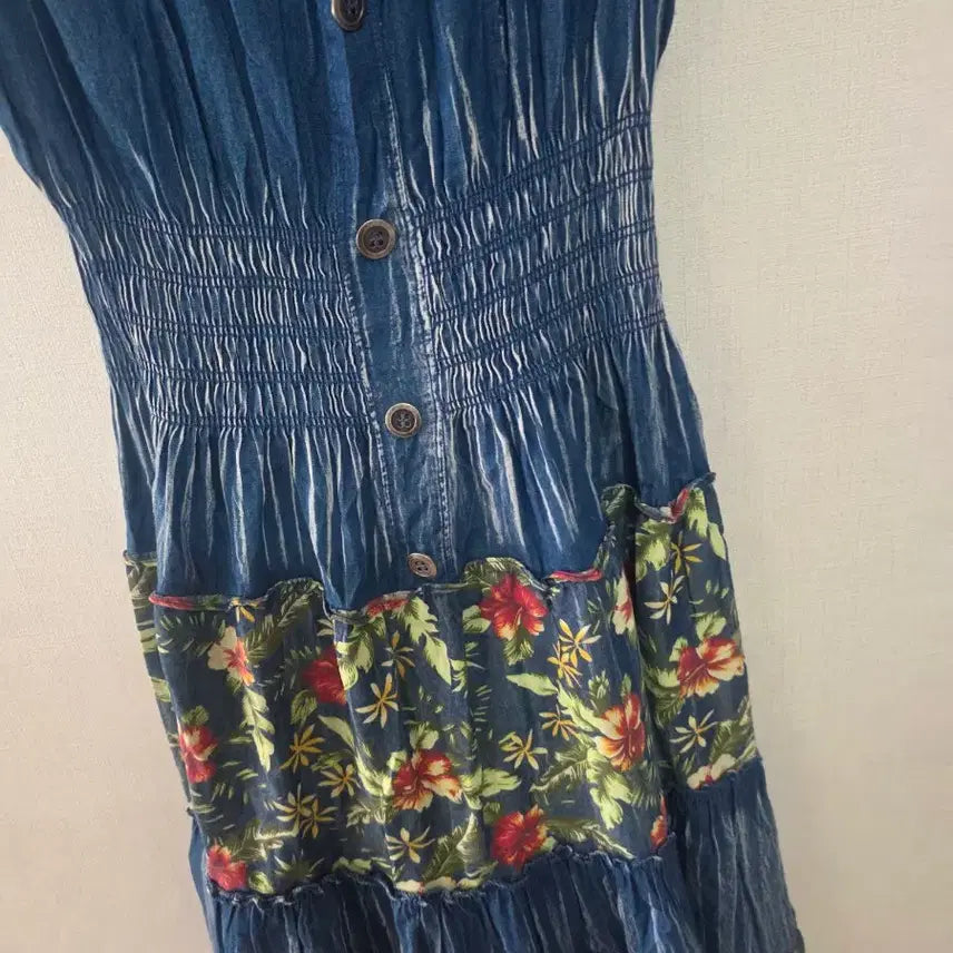 [BUNJANG] Egoist Floral Pattern Maxi Dress / 에고이스트원피스