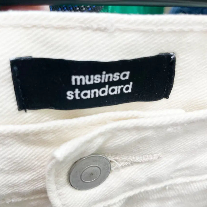 [BUNJANG] Musinsa Standard 2022 Wide Pants - Jeans Sense / 무신사스탠다드 2022 와이드팬츠 27 진스센스