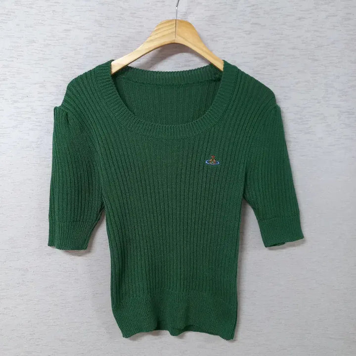 [BUNJANG] Green Knit T-Shirt Women&