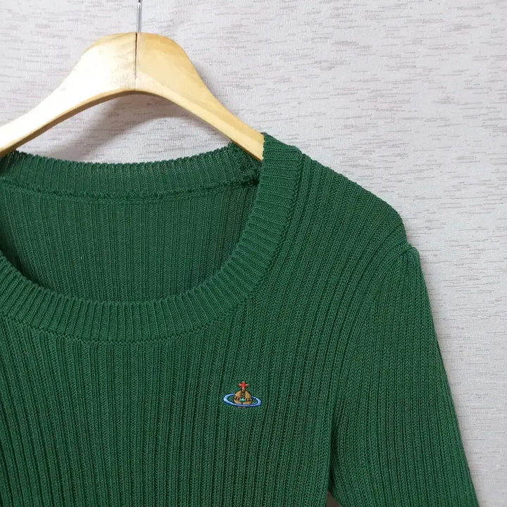 [BUNJANG] Green Knit T-Shirt Women&