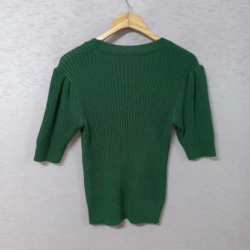 [BUNJANG] Green Knit T-Shirt Women&