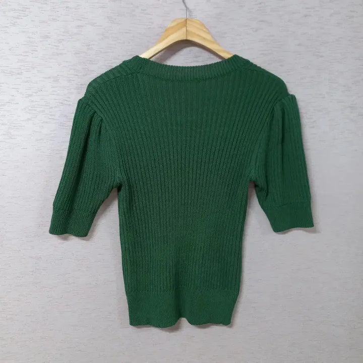 [BUNJANG] Green Knit T-Shirt Women&
