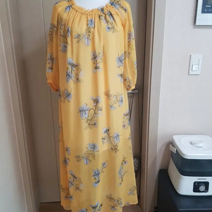 [BUNJANG] Adjustable Neckline Long Dress / 롱원피스