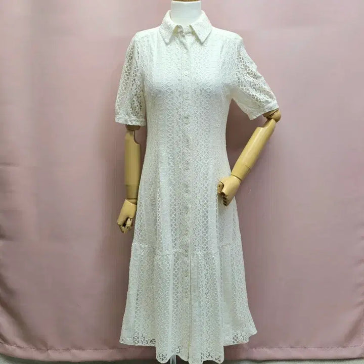 [BUNJANG] Maria Curchi Lace Long Dress / 마리아꾸르끼 레이스 롱원피스