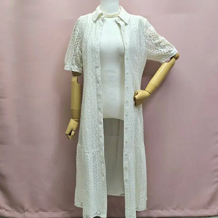 [BUNJANG] Maria Curchi Lace Long Dress / 마리아꾸르끼 레이스 롱원피스