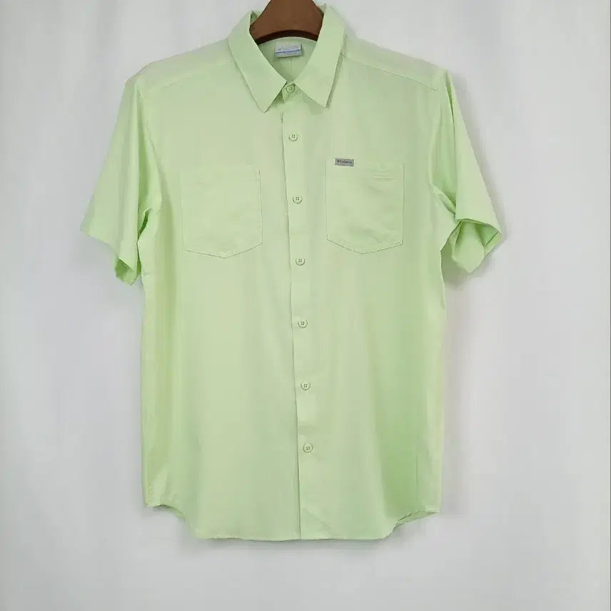 [BUNJANG] Columbia Two-Pocket Cooling Short-Sleeve Shirt M / 컬럼비아 투포켓 냉감 반팔셔츠/M/하이구제3095