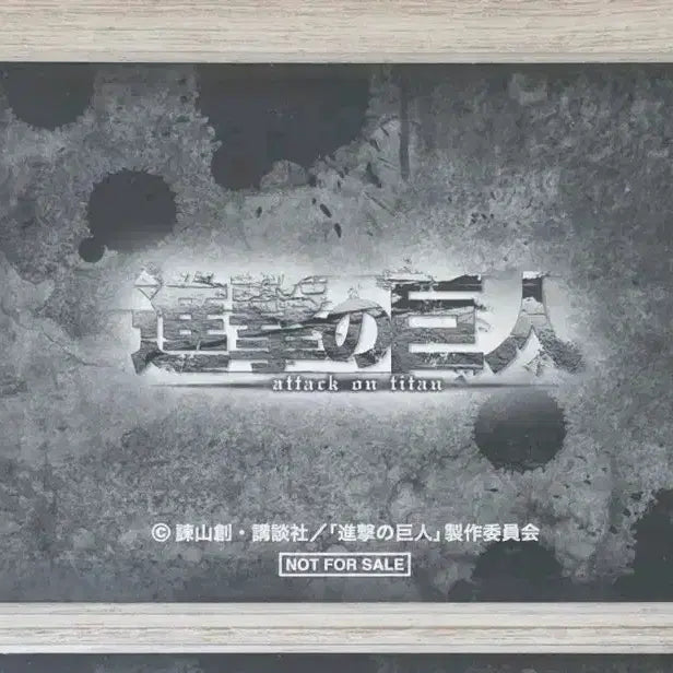 [BUNJANG] Attack on Titan Survey Corps ID Card Armin / 진격의 거인/진격거 조사병단증/병단증: 아르민