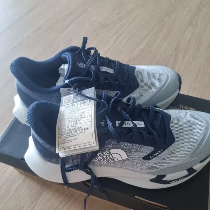 [BUNJANG] The North Face Enduris 4 Trail Running Shoes Gray/Navy / 노스페이스 엔듀리스 4 운동화 그레이/네이비 새상품