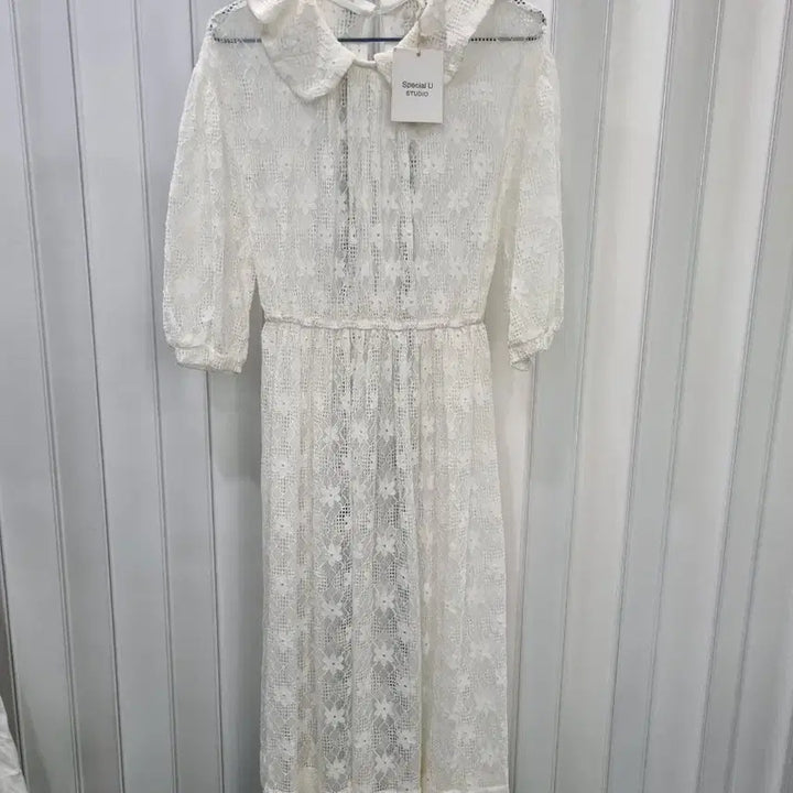 [BUNJANG] Special U Studio Lace Long Dress / Special U Studio 새상품 레이스 롱 원피스