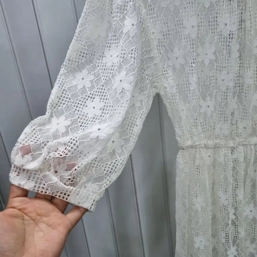 [BUNJANG] Special U Studio Lace Long Dress / Special U Studio 새상품 레이스 롱 원피스