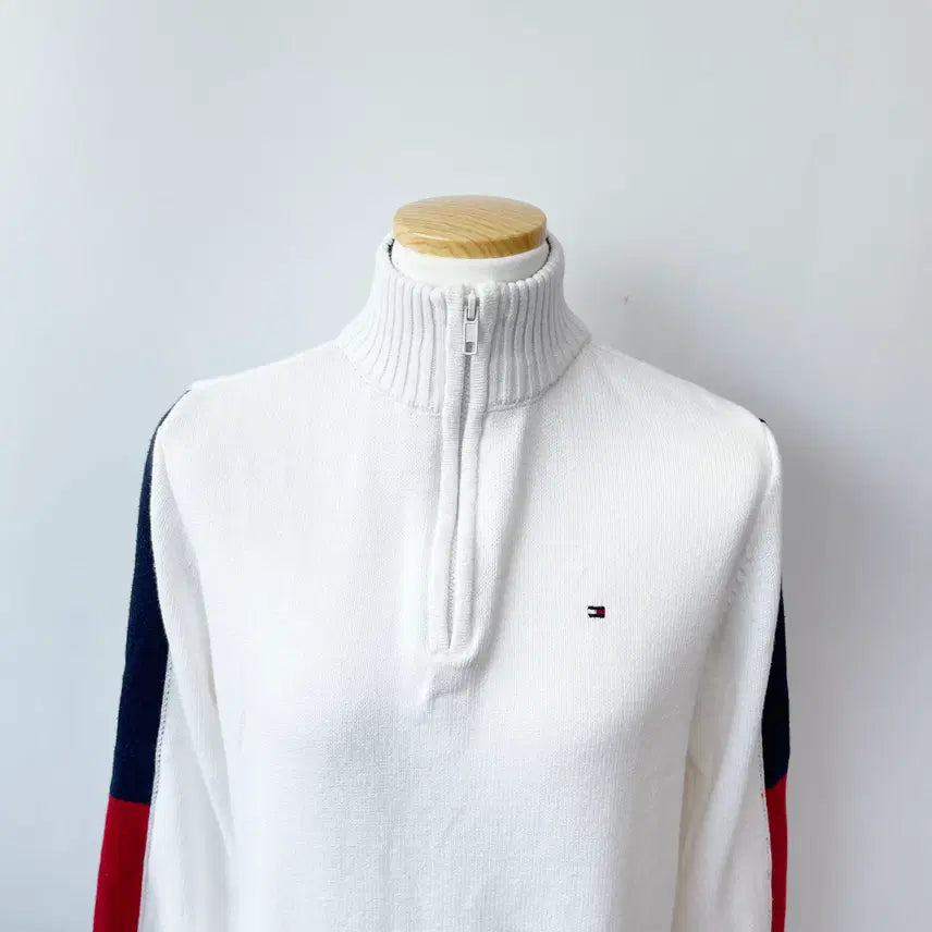 [BUNJANG] Tommy Hilfiger Junior Half-Zip Knit Sweater / 타미힐피거 쥬니어 하프집업니트 16-18 진스센스