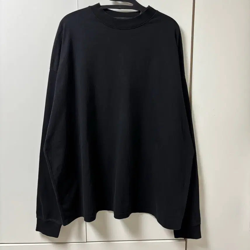 [SOLD OUT] 피어오브갓 에센셜 남성 긴팔 티셔츠 블랙