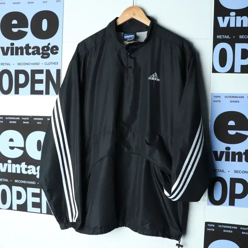 [BUNJANG] Adidas 90s Zip-Up Windbreaker Jumper Jacket / (L-4XL) 아디다스 집업 바람막이 점퍼자켓 90s 년대-7738