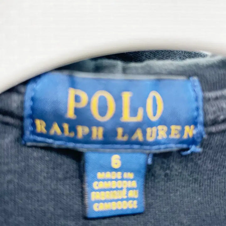 [BUNJANG] Polo Ralph Lauren Junior Cotton Hoodie Zip-up Size 6 / 폴로랄프로렌 쥬니어 면후드집업 6 진스센스