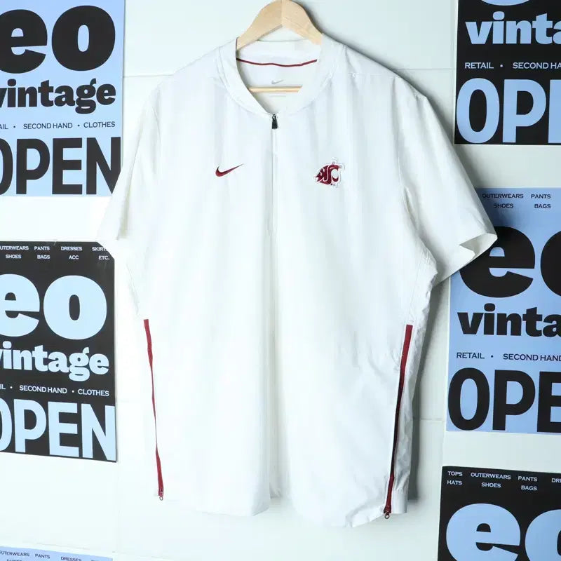 [BUNJANG] Nike Zip-Up Windbreaker Jumper Jacket / (XL-3XL) 나이키 집업 바람막이 점퍼자켓 세인트쿠커스-773A