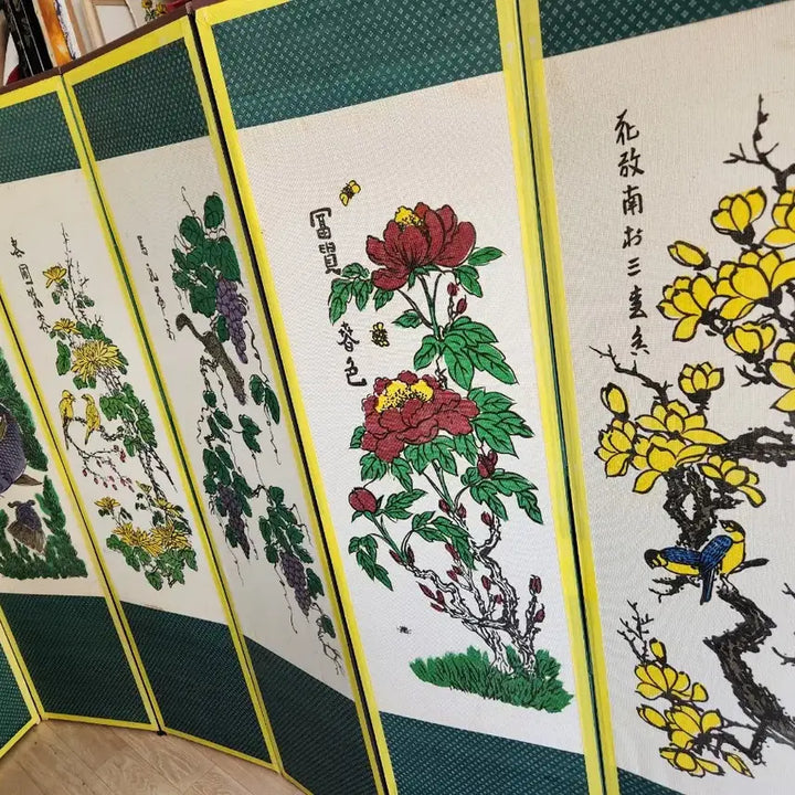 [BUNJANG] Antique Eight-Panel Folding Screen / 오래된 옛날 8폭 병풍
