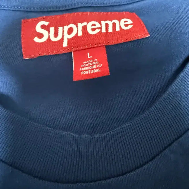 [BUNJANG] Supreme Small Box Logo Long Sleeve T-Shirt Dark Royal (L) / ( 새제품 L ) 슈프림 스몰 박스 롱슬리브 티셔츠 다크 로얄