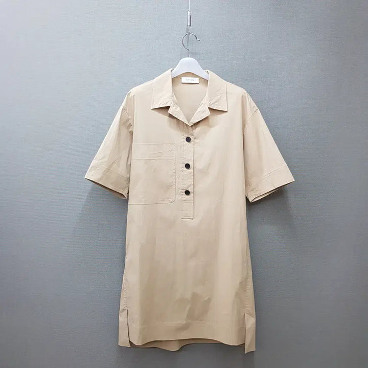 [BUNJANG] KUHOplus 2021 Open Collar Mini Dress Size S / 구호플러스 2021 오픈카라 미니 원피스 1사이즈