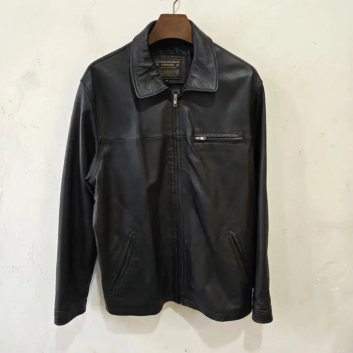 [BUNJANG] Giordano Jeans Leather Jacket XL / 지오다노진스 가죽 자켓 XL