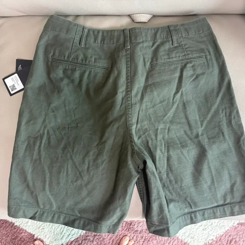 [BUNJANG] Musinsa Standard Black Satin Officer Shorts / [새상품] 무신사스탠다드 백 사틴 오피서 쇼츠
