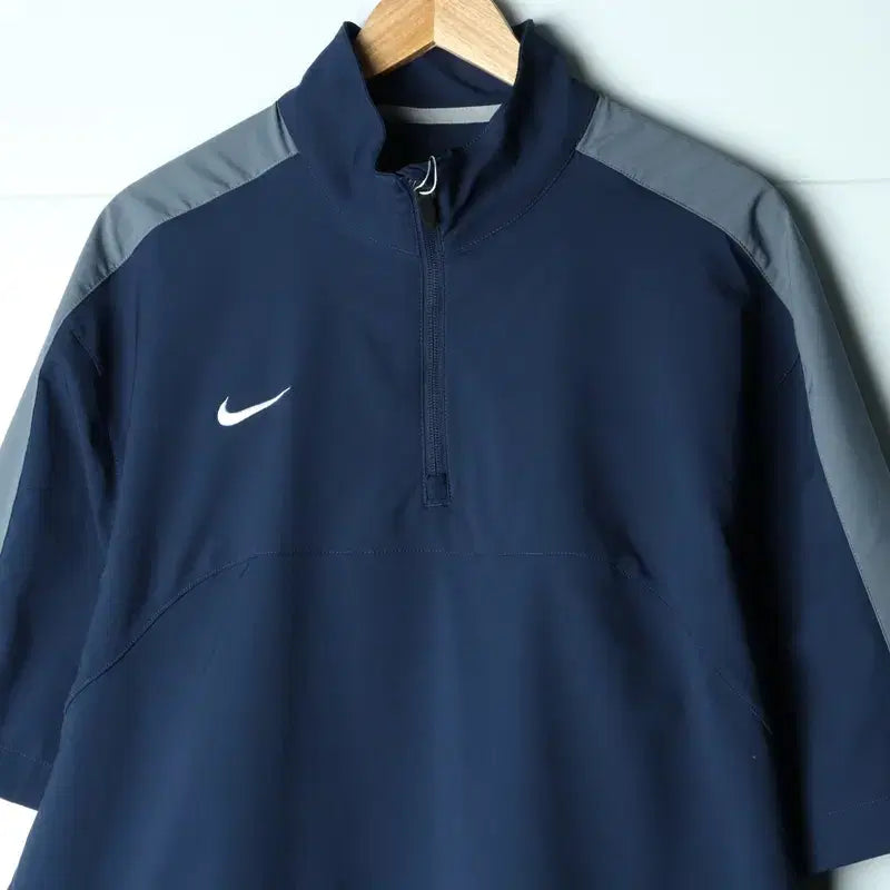 [BUNJANG] Nike Zip-Up Windbreaker Jumper Jacket / (L-3XL) 나이키 집업 바람막이 점퍼자켓 반팔 USA-773C