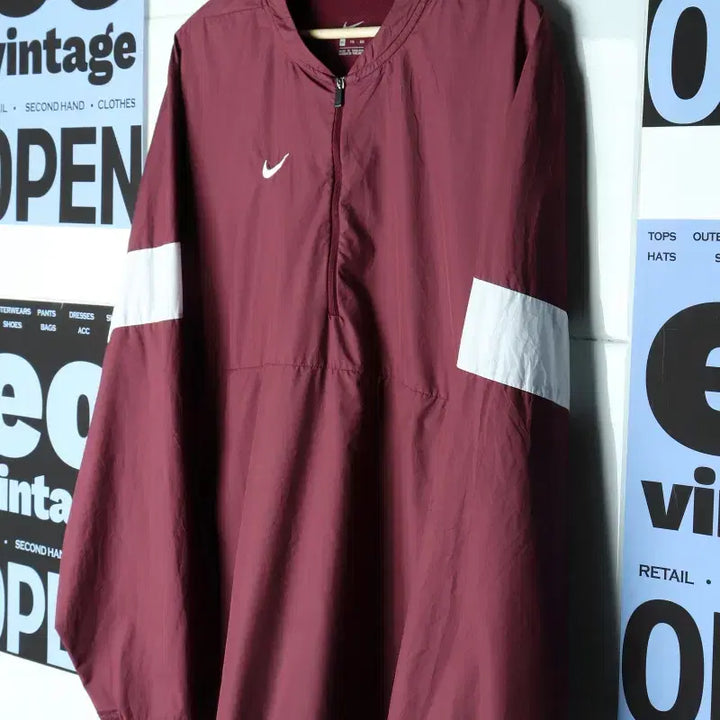 [BUNJANG] Nike Zip-Up Windbreaker Jumper Jacket / (2XL-4XL) 나이키 집업 바람막이 점퍼자켓 USA-773D