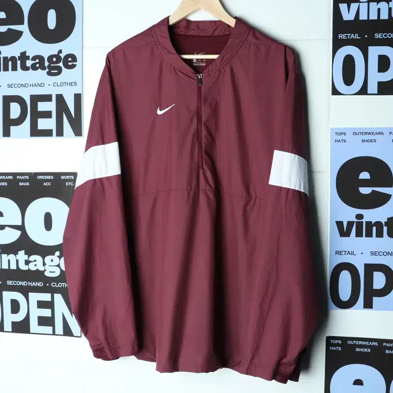 [BUNJANG] Nike Zip-Up Windbreaker Jumper Jacket / (2XL-4XL) 나이키 집업 바람막이 점퍼자켓 USA-773D