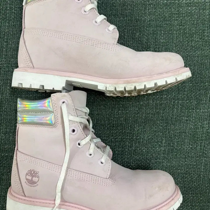 [BUNJANG] Timberland Premium Pink Walker Boots 245 / 팀버랜드 프리미엄 핑크 워커 245