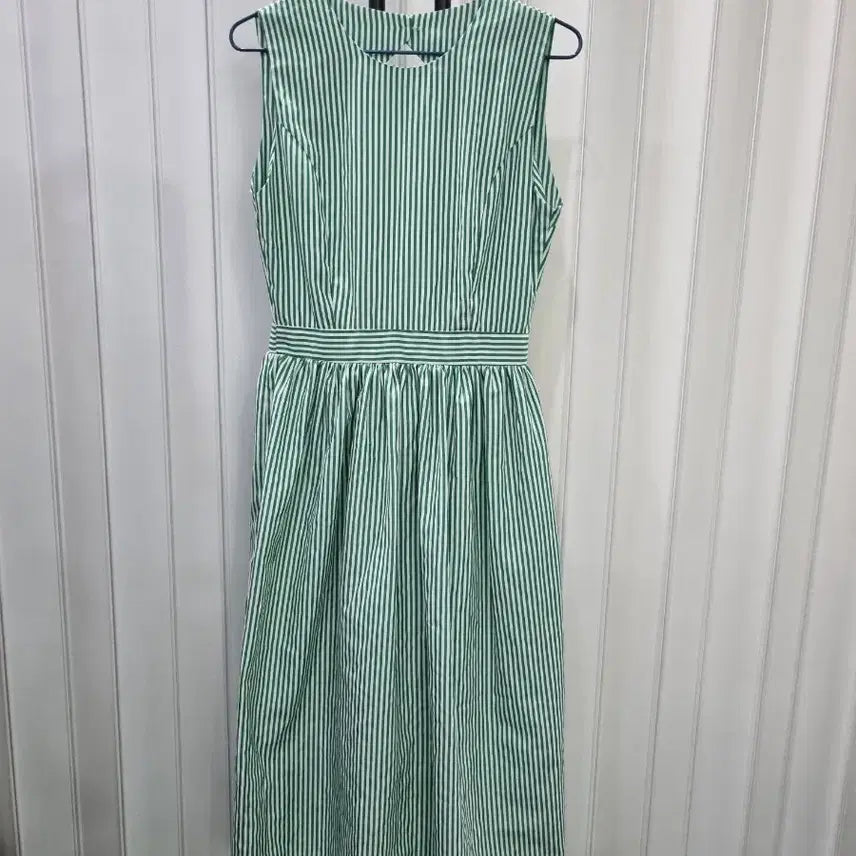 [BUNJANG] Sleeveless Striped Long Dress / an  민소매 스트라이프 롱 원피스