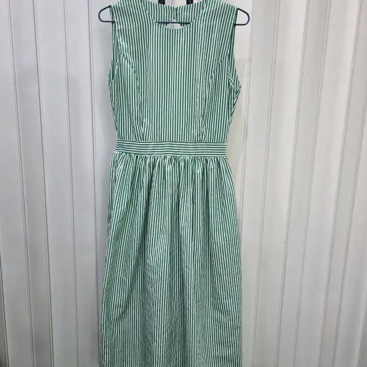 [BUNJANG] Sleeveless Striped Long Dress / an  민소매 스트라이프 롱 원피스