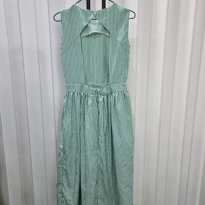 [BUNJANG] Sleeveless Striped Long Dress / an  민소매 스트라이프 롱 원피스