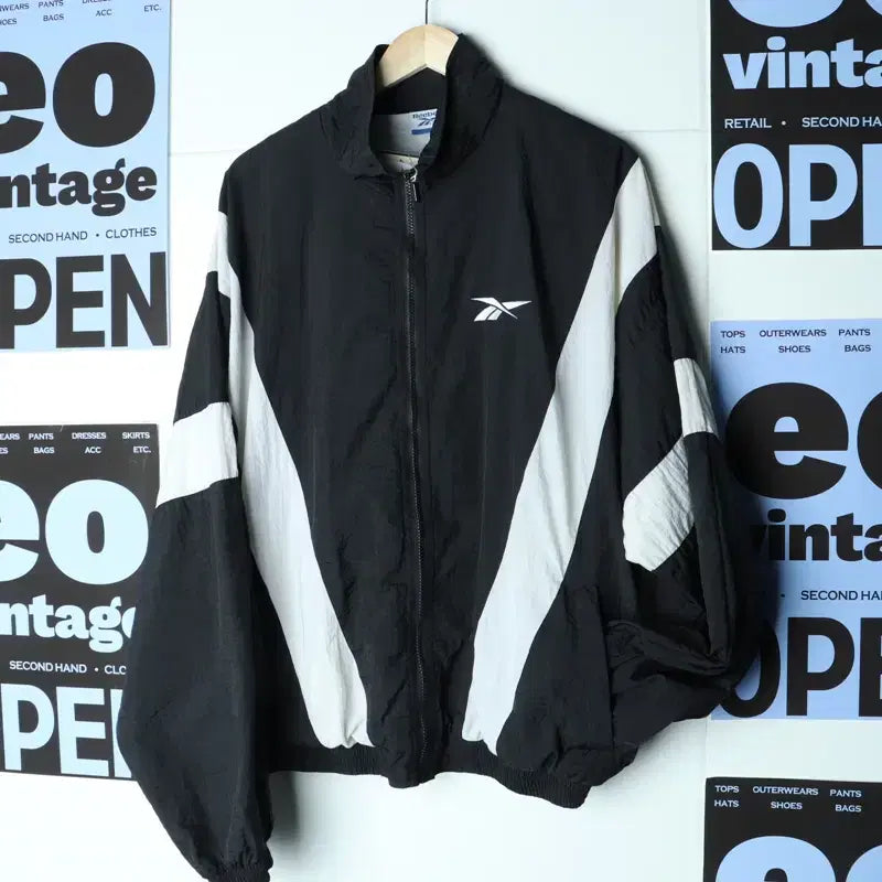 [BUNJANG] Reebok 90s Windbreaker Zip-Up Jumper Jacket XL-4XL / (XL-4XL) 리복 집업 바람막이 점퍼자켓 90s 년대-773F