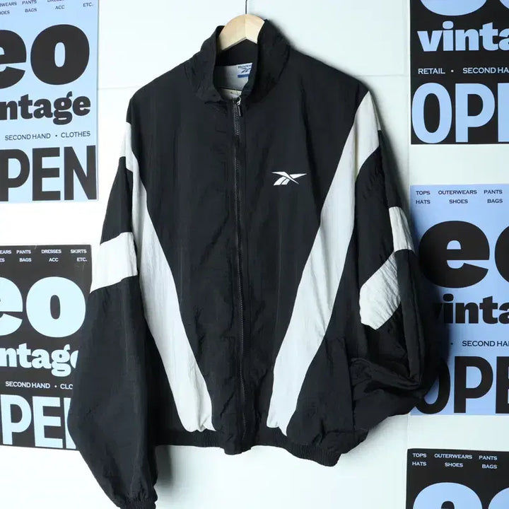 [BUNJANG] Reebok 90s Windbreaker Zip-Up Jumper Jacket XL-4XL / (XL-4XL) 리복 집업 바람막이 점퍼자켓 90s 년대-773F