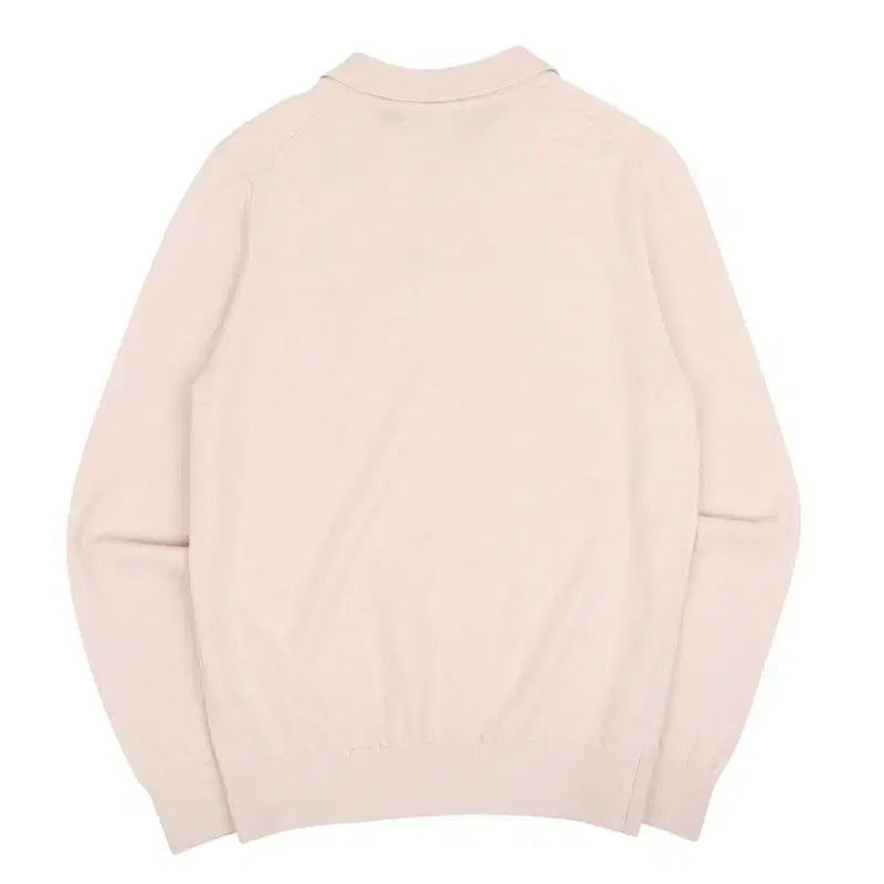 [BUNJANG] Brooks Brothers Logo Button-Up Wool Knit Sweater / 브룩스브라더스 로고 버튼업 울 니트