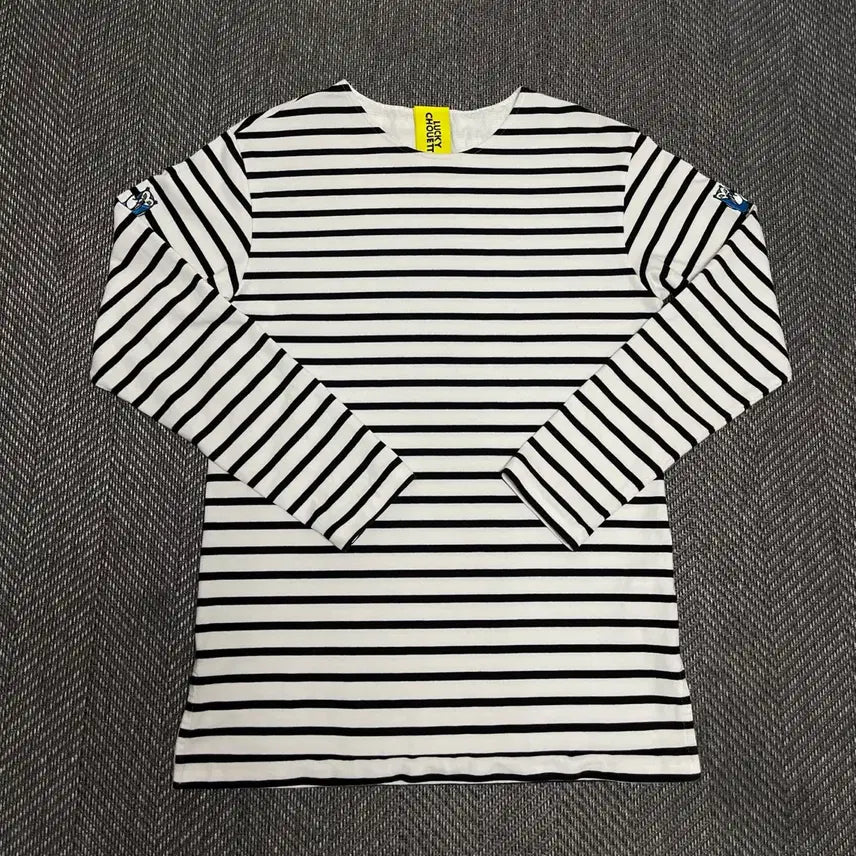[BUNJANG] Lucky Chouette Boatneck Long Sleeve T-Shirt / M] 럭키슈에뜨(LUCKYCHOUETTE)보트넥 긴팔티