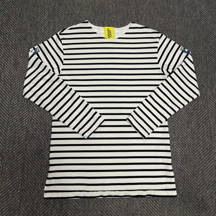 [BUNJANG] Lucky Chouette Boatneck Long Sleeve T-Shirt / M] 럭키슈에뜨(LUCKYCHOUETTE)보트넥 긴팔티