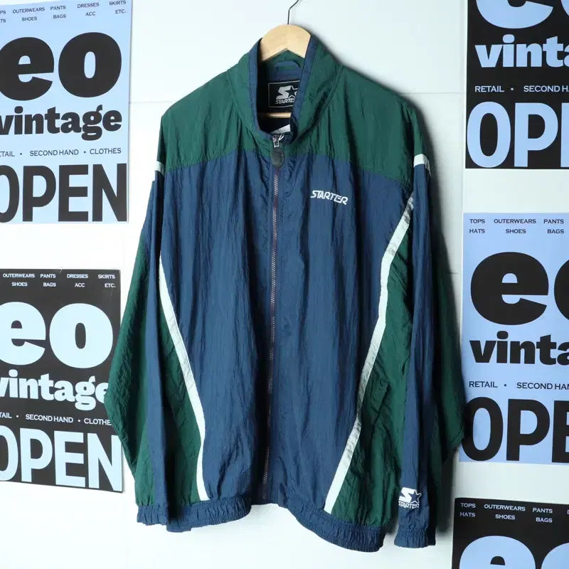 [BUNJANG] Starter 90s Windbreaker Zip-Up Jumper Jacket XL-4XL / (XL-4XL) 스타터 집업 바람막이 점퍼자켓 90s 년대-7742