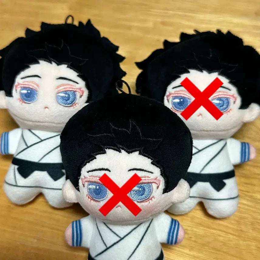 [BUNJANG] Demon Slayer Akaza Hakuji 10cm Plush Figure / 귀멸의 칼날 귀칼 아카자 하쿠지 솜인형 비공식 인형 10cm 피규어 룩업