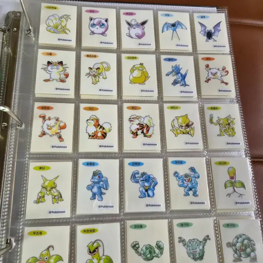 [BUNJANG] Pokemon Artwork Ttibusil Set 100 Types Complete / 포켓몬 아트워크 띠부씰 100종 전종